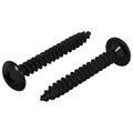 vidaXL Závitový klinc 2 ks Čierna M4 x 28 mm Oceľ