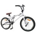 vidaXL BMX Bicykel 20 Palcov pre nad 9 rokov Biela