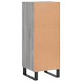 vidaXL Komoda sivý dub sonoma 34,5x34x90 cm spracované drevo