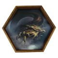 Drevený Dice Tray - Drak