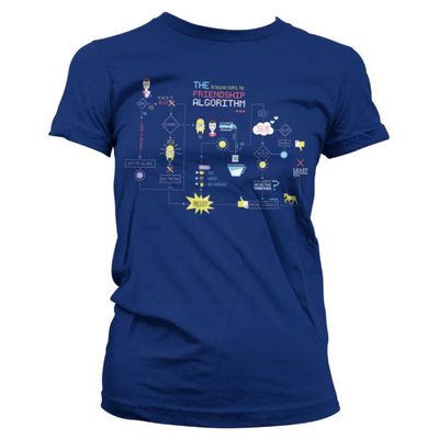 Dámske tričko Big Bang Theory - The Friendship Minions Algorithm