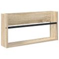 vidaXL Regál na časopisy Sonoma dub 60 x 12 x 30 cm Kompozitné drevo
