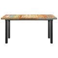 vidaXL Jedálenský stôl, nohy v tvare I 180x90x77 cm, recyklovaný masív