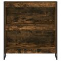 vidaXL Knižnica 80 x 30 x 86,5 cm Kompozitné drevo Dymová dub