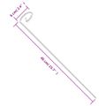 vidaXL Záhradné kolíky k rastlinám 20 ks tmavozelené 40 cm oceľ