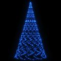 vidaXL Vianočný stromček na stožiari 3000 modrých LED 800 cm