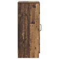 vidaXL Servírovacia skriňa Staré drevo 33 x 34,5 x 87 cm