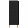vidaXL Servírovacia skriňa Čierny dub 34.5 x 34 x 90 cm
