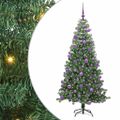 vidaXL Vianočný stromček Zelená 240 cm PVC