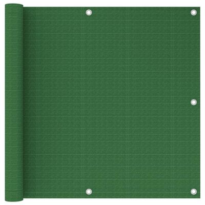 vidaXL Balkónová markíza bledozelená 90x400 cm HDPE