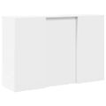 vidaXL Recepčný stôl biely 155x50x103,5 cm kompozitné drevo