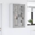 vidaXL Dvierka na umývačku Kalmar Betónová šedá 60 x 31 x 100 cm