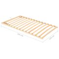 vidaXL Lamelový posteľný rošt s 13 lamelami nastaviteľná hlava 120x200 cm