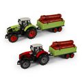 Traktor s prívesom na drevo 45 cm