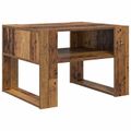 vidaXL Konferenčný stolík Staré drevo 66 x 53 x 45 cm Kompozitné drevo