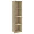 vidaXL TV skrinky 2 ks dub sonoma 142,5x35x36,5 cm drevotrieska