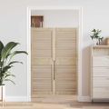 vidaXL Skříňové dvere s dverami 2 ks Prírodná 49,5 x 2,1 x 140,5 cm