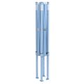 vidaXL Profesionálny skladací párty stan+4 steny 2x2 m, oceľ, krémový