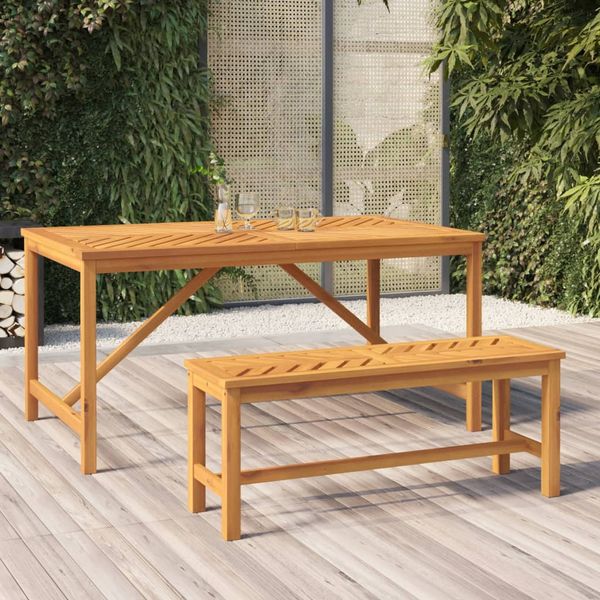 vidaXL Záhradná lavička 110 cm akáciový masív