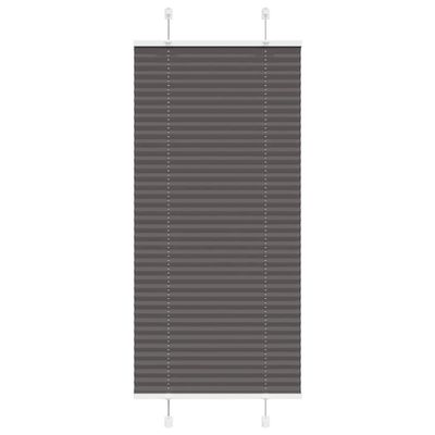 vidaXL plisovaná roleta čierna 65x150 cm Šírka látky 64,4 cm