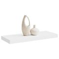 vidaXL Plávajúca nástenná polica, biela 60x23,5x3,8 cm, MDF