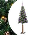 vidaXL Úzky vianočný stromček Zelená 150 cm
