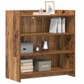 vidaXL Servírovacia skriňa Staré drevo 75 x 36 x 80 cm