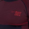 Bezšvové tričko s dlhým rukávom OG1 Black/Red - GymBeam, veľkosť XL