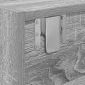 vidaXL TV stolíky 2 ks sivý dub sonoma 60x31x25,5 cm spracované drevo