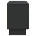 vidaXL TV skrinka 102 x 34,5 x 50 cm Čierna Kompozitné drevo