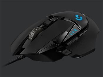 Logitech myš Gaming G502 High Performance /optická / 11 tlačidiel/100 - 16000dpi - čierna