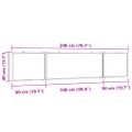 vidaXL Magnetická biela tabuľa skladacia 200x40x1,7 cm hliník