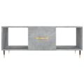 vidaXL Konferenčný stolík betónovo sivý 102x50x40 cm kompozitné drevo