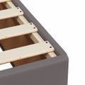 vidaXL Boxspring posteľ s matracom sivá 180x200 cm umelá koža