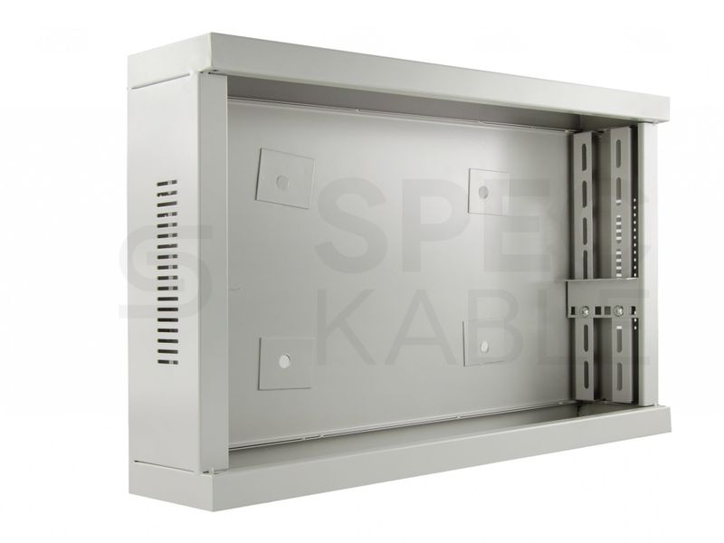 Kovový rozvádzač montážna skriňa 540x350x120 mm TPR-2U, chrbát plech, lesklá biela