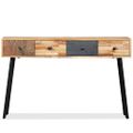 vidaXL Prístavný stolík z recyklovaného teakového dreva, 120x30x76 cm