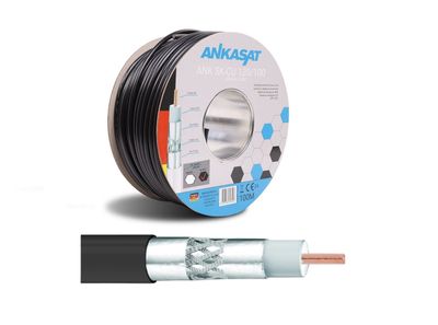 Koaxiálny kábel ANKASAT ANK SK-CU RG6 CPR-Eca 7mm, 100m