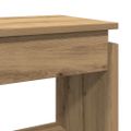 vidaXL Konzolový stolík Artisan Dub 80x30x80 cm Konštruktérske drevo