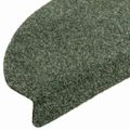 vidaXL Schodové rohože, samolepiace, 10 ks, 65x21x4 cm, zelené, polkruhové, veľké