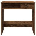vidaXL Písací stôl staré drevo 80x40x75 cm kompozitné drevo