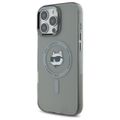 Obal Karl Lagerfeld pre iPhone 16 Pro Max 6,9" KLHMP16XHLSCHK čierny tvrdý IML Metal Choupette Head MagSafe