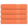 vidaXL Uteráky FROGN 4 ks oranžové 100x200 cm 360 g/m²
