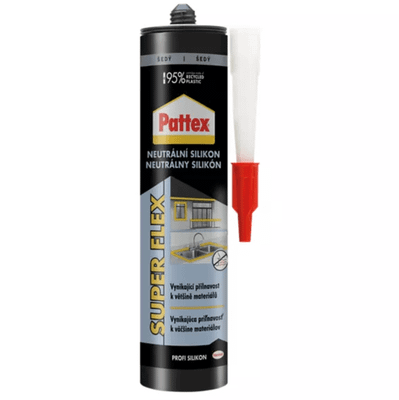 2928672 Pattex Neutrálny silikón šedý 280 ml