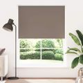 vidaXL Zatemňovacia roleta 144,4x230 cm, šírka látky 140 cm, kávová