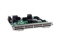Cisco Catalyst 9400 Series Line Card - Prepínač - 24 x 100/1000/2.5G/5G/10GBase-T (UPOE) + 24 x 10/100/1000 (UPOE) - zásuvný modul - UPOE - repasované - pre P/N: C9404R-48U-BNDL-1A, C9407R-96U-BDL-EDU, C9407R-96U-BNDL-1A, C9407R-96U-BNDL-1E