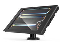 Montážna sada (kryt, stojan) - odkrytá predná/zadná kamera a senzory - pre tablet - uzamykateľný - kovový rám - čierna - veľkosť obrazovky: 13" - montáž na stenu - pre Apple 13-palcový iPad Pro (M4)
