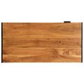 vidaXL Konferenčný stolík 110x55x40 cm, akáciový masív