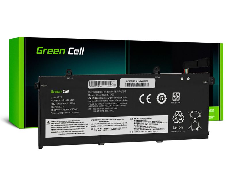LE175 Green Cell batéria L18C3P71 L18C3P72 L18L3P73 L18M3P73 L18M3P74 pre Lenovo ThinkPad T490 T495