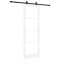 vidaXL Posuvné dvere ORKDAL 73,5 x 211 cm Biela a čierna