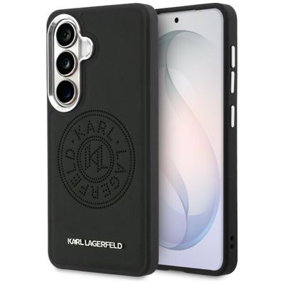 Karl Lagerfeld Perforated KL MagSafe case for Samsung Galaxy S26 Black